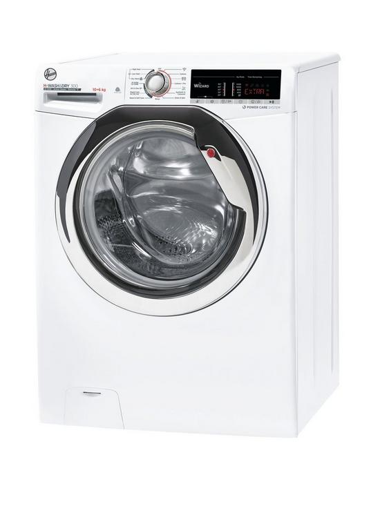 stillFront image of hoover-h-wash-300-h3ds41065tace-80nbsp106kg-1400-washer-dryer-white