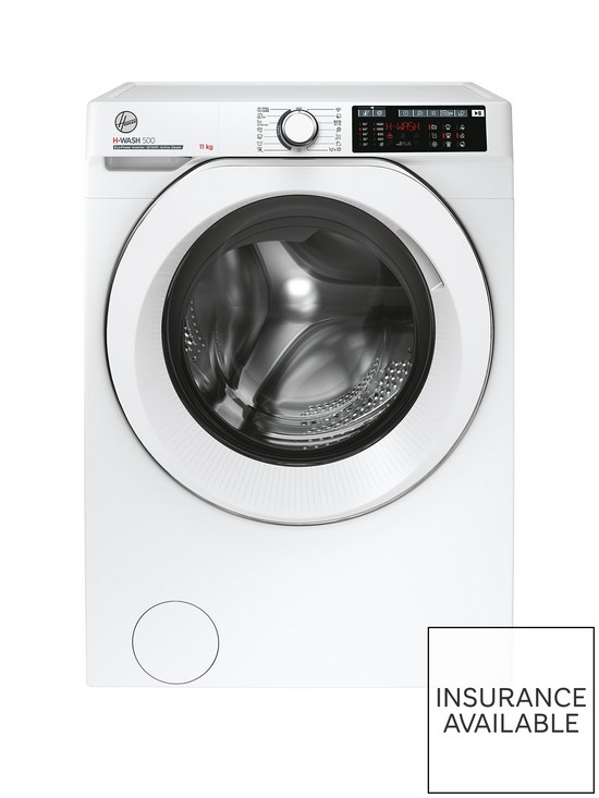 front image of hoover-h-wash-500-hw-411amc1-80-11kg-load-1400-spin-washing-machine-white-with-wifi-connectivity-a-rated