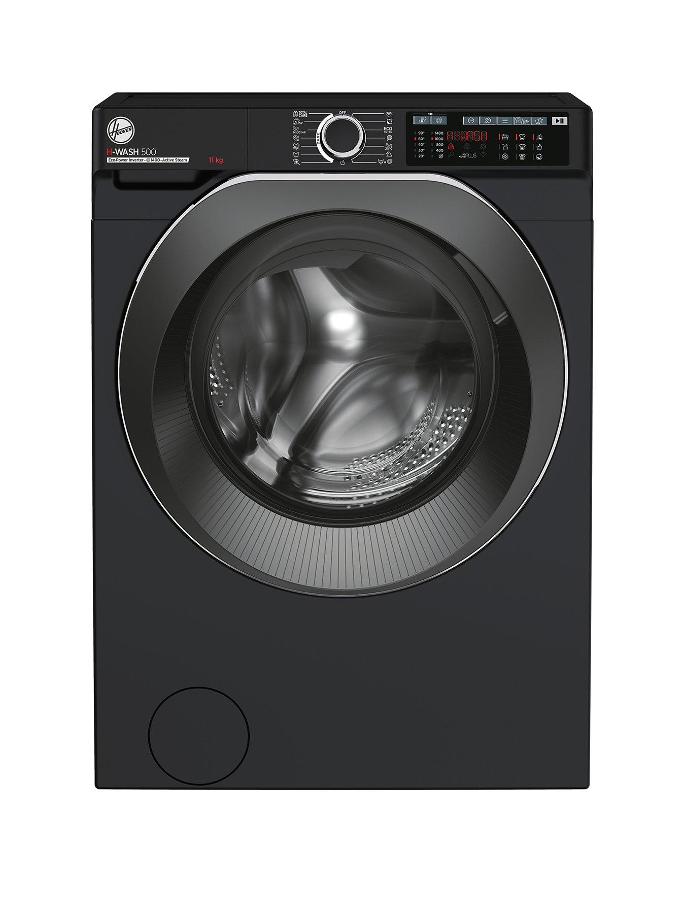 front image of hoover-h-wash-500-hw-411ambcb1-80-11kg-load-1400-spin-washing-machine-black-with-wifi-connectivity-a-rated