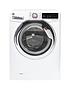  image of hoover-h-washnbsp300-h3ws495tace1-80-9kg-loadnbsp1400-spin-washing-machine-white