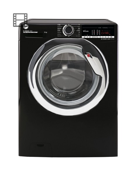 hoover-h-wash-300-h3w495tacbe-80nbsp9kg-load-1400-spin-washing-machine-black