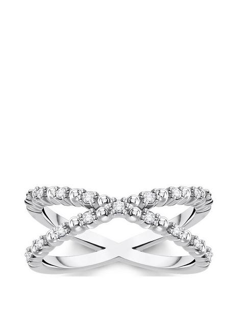 thomas-sabo-sterling-silver-and-cubic-zirconia-stacking-cross-ring