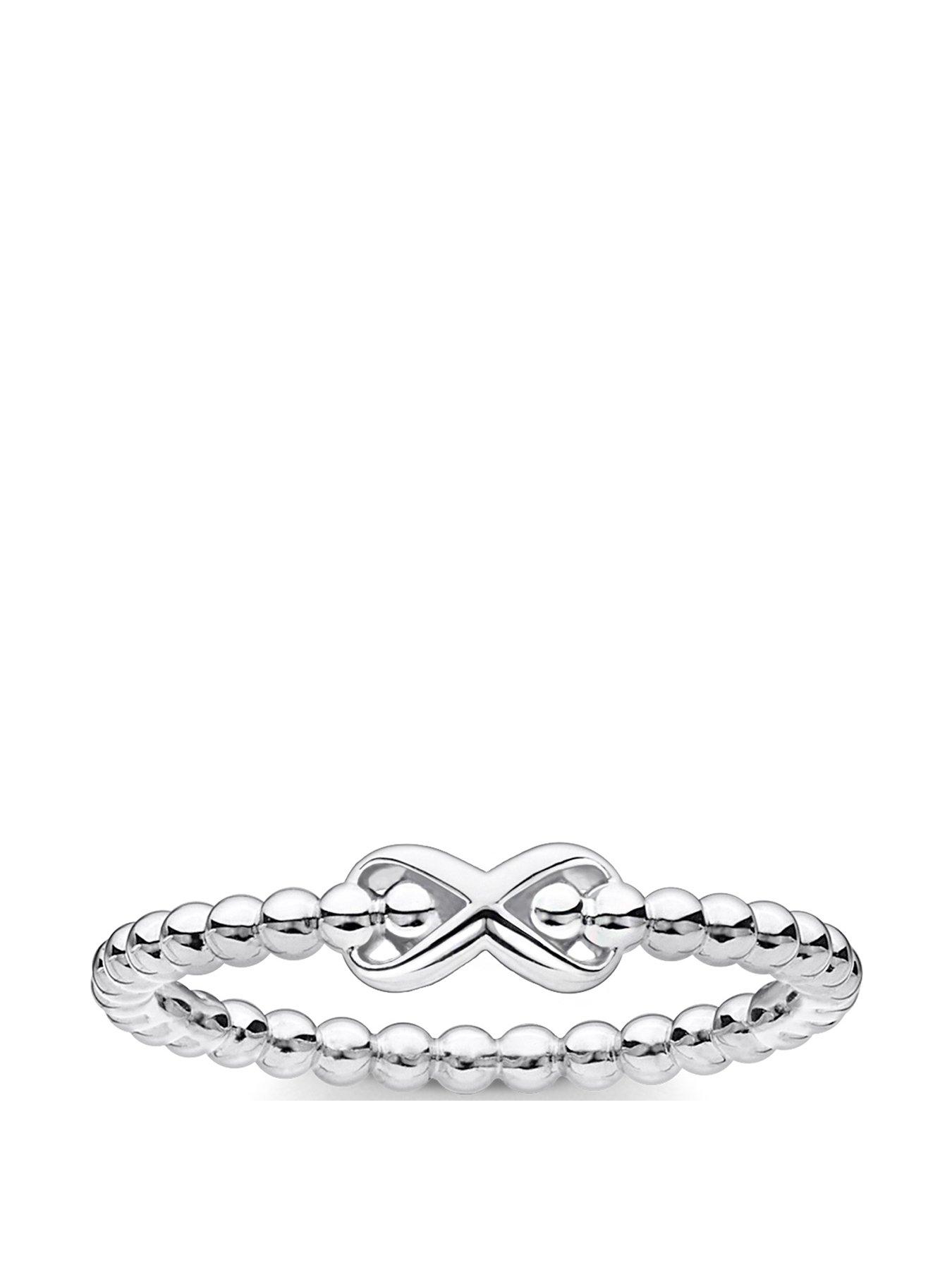  image of thomas-sabo-sterling-silver-stacking-infinity-ring