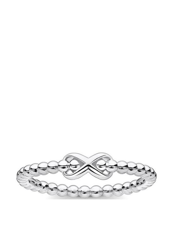 front image of thomas-sabo-sterling-silver-stacking-infinity-ring