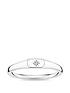  image of thomas-sabo-sterling-silver-and-cubic-zirconia-stacking-signet-ring