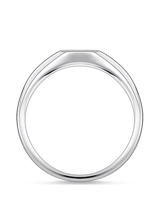 stillFront image of thomas-sabo-sterling-silver-and-cubic-zirconia-stacking-signet-ring