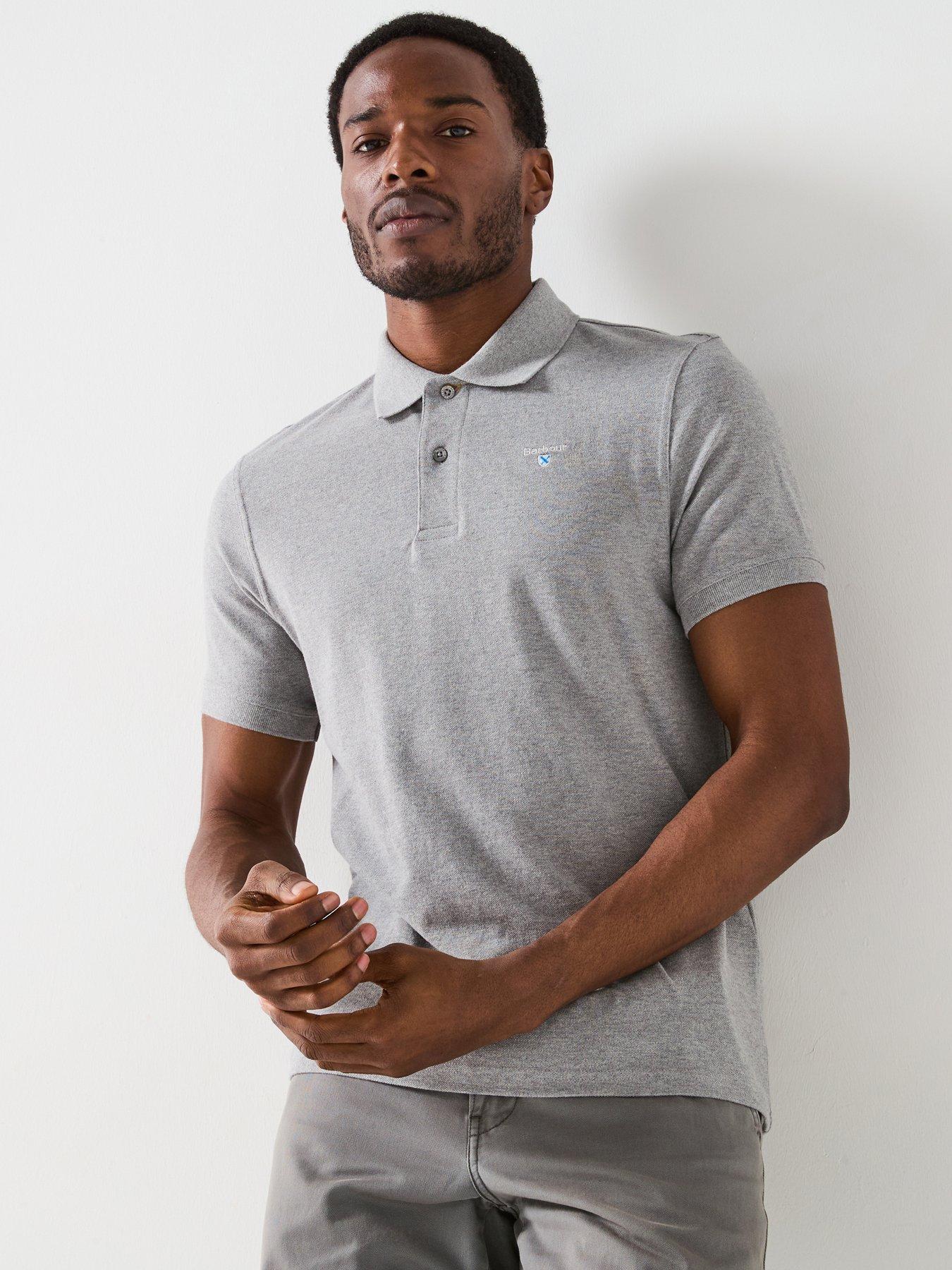 Barbour Sports Tailored Fit Polo Shirt - Grey