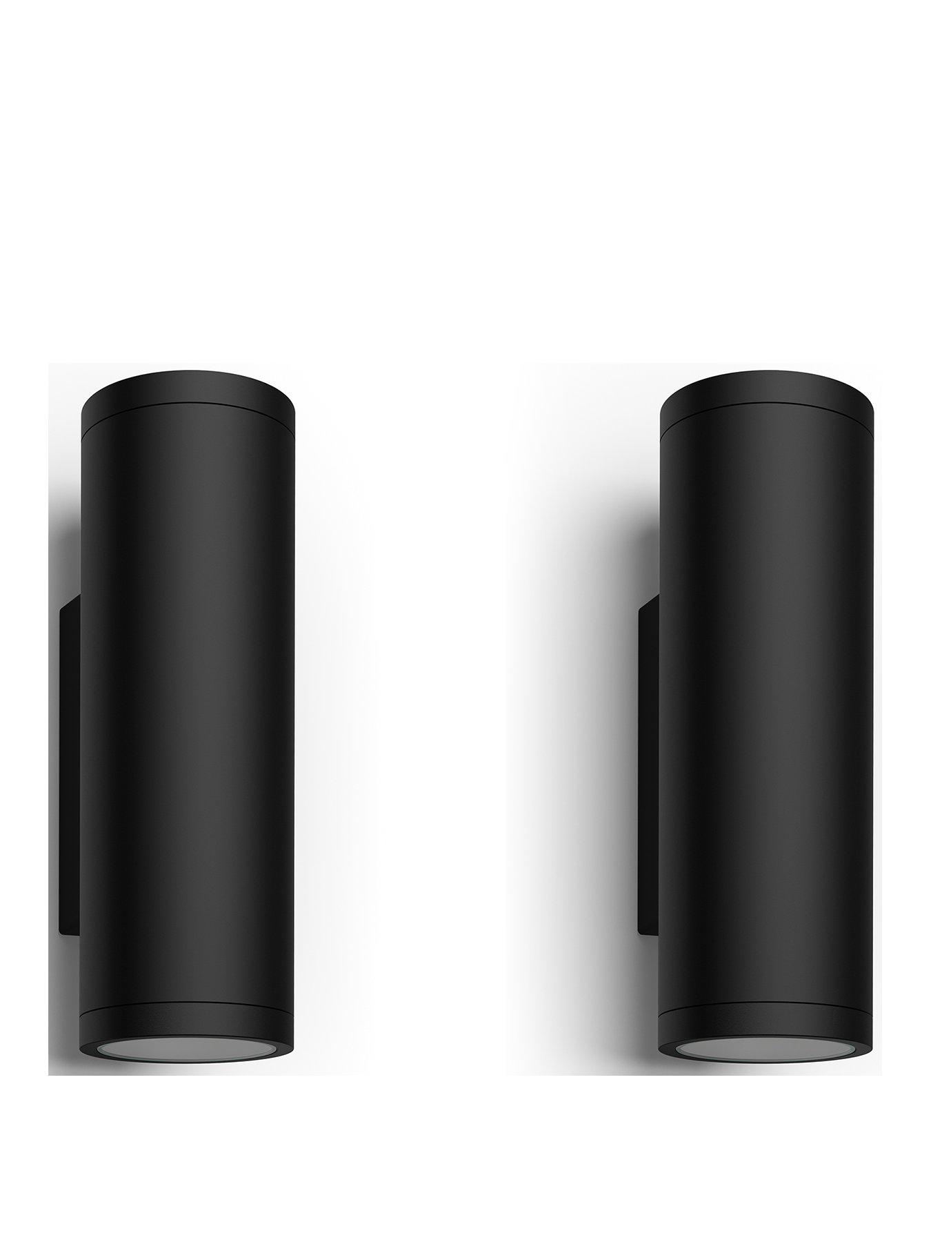 undefined Hue Appear White  &  Colour Ambiance LED Smart Outdoor Wall Light Double Pack