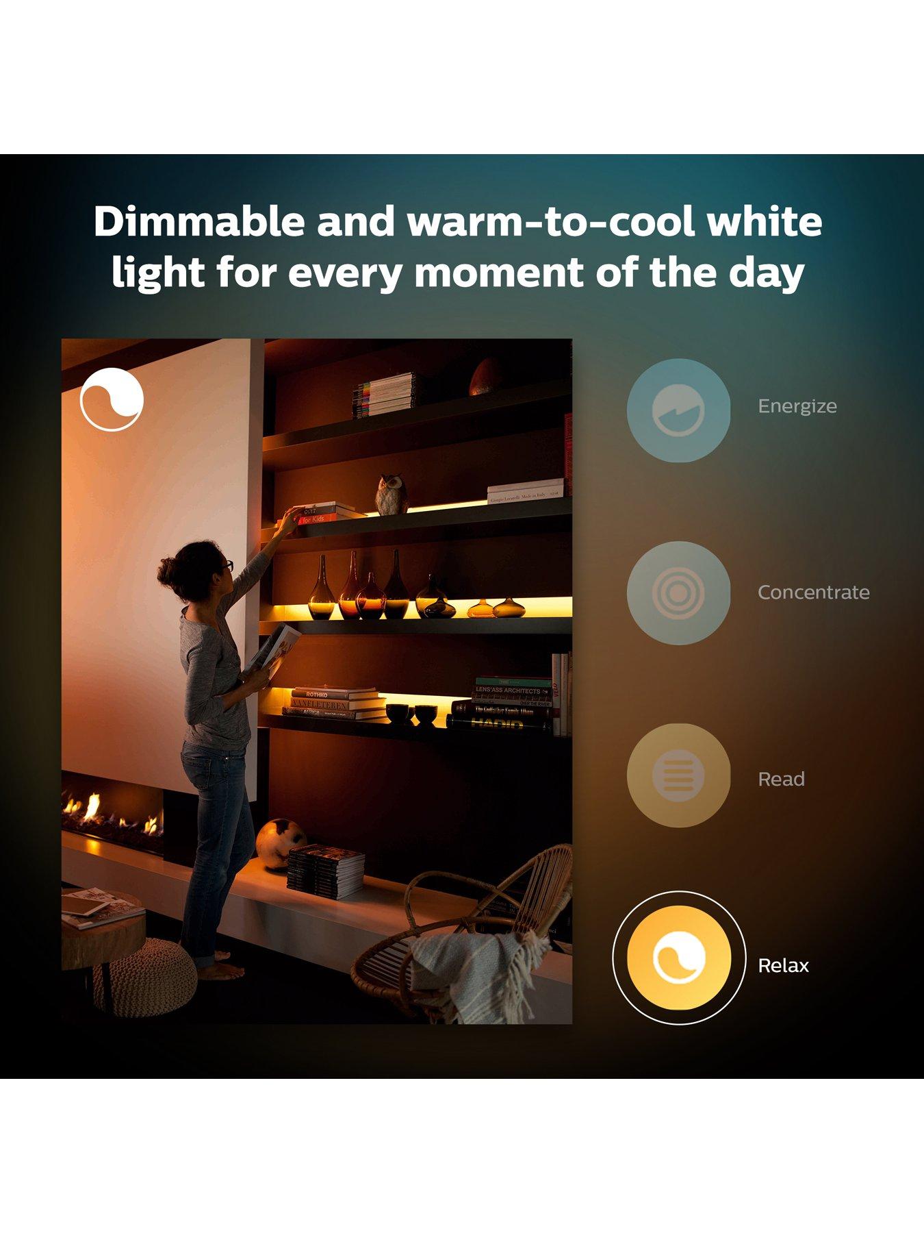 Image 3 of 7 of Philips Hue Hue White and Colour Ambiance Indoor Lightstrip 2m and 1m extension