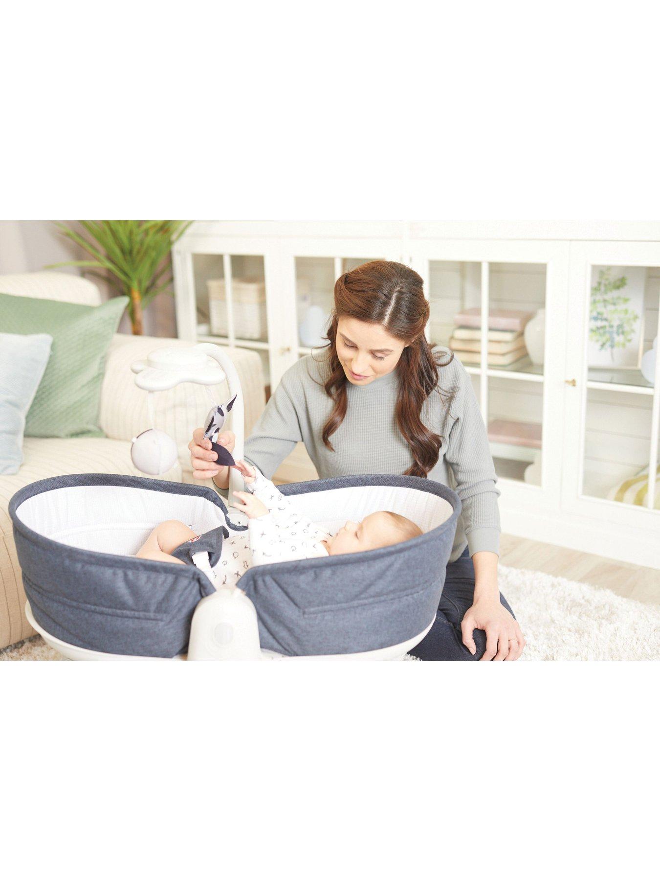 undefined 3-in-1 Rocker Napper with Electronic Musical Mobile Grey (Birth - 9kg)