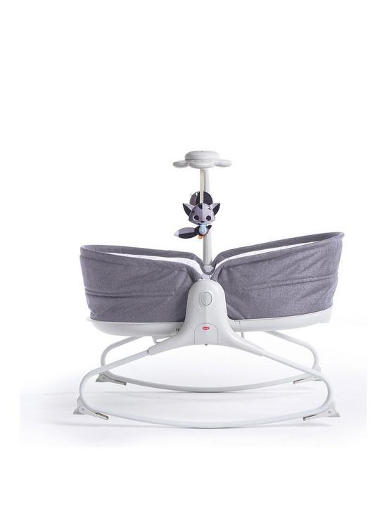 front image of tiny-love-3-in-1-rocker-napper-with-electronic-musical-mobile-grey-birth-9kg