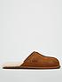  image of ugg-scuff-suede-sheepskin-lined-slippers-chestnut