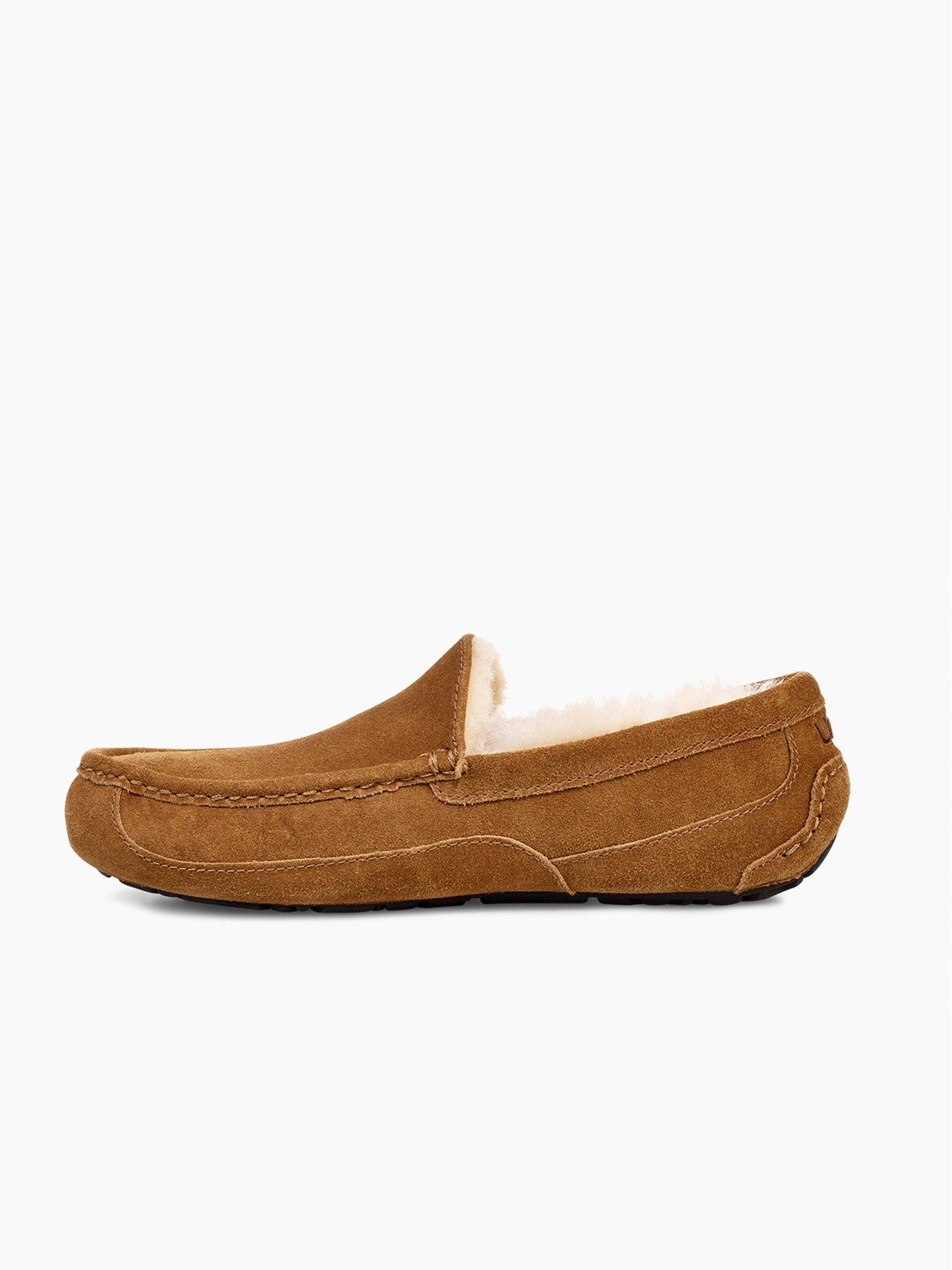  image of ugg-mens-ascot-slipper-light-brown