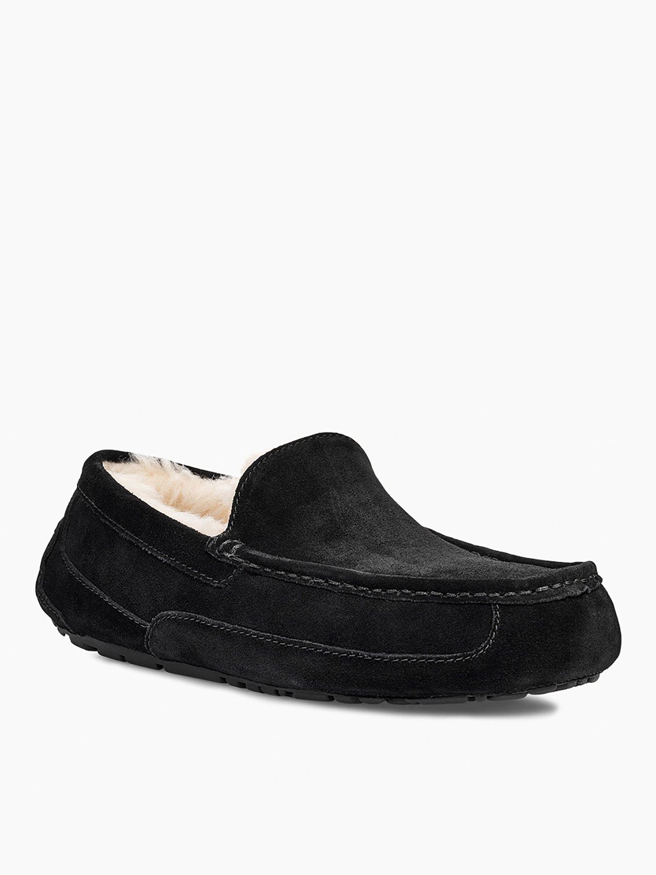 UGG Men's Ascot Slipper Black Littlewoods
