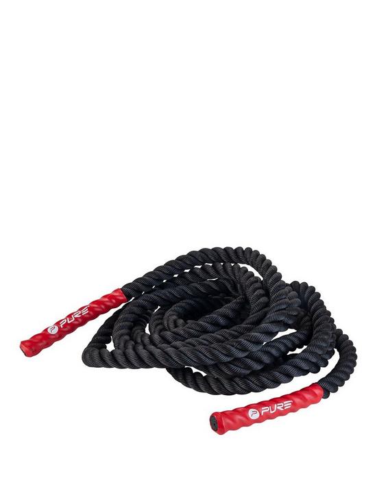 front image of pure2improve-battle-rope