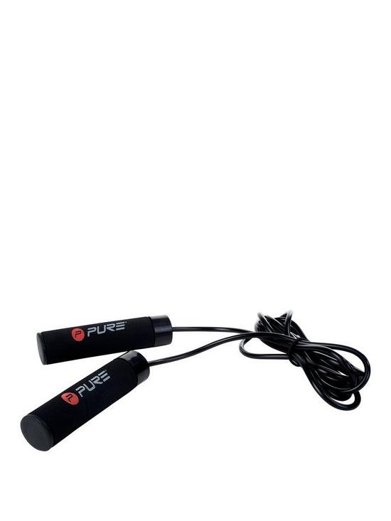 front image of pure2improve-weighted-jump-rope