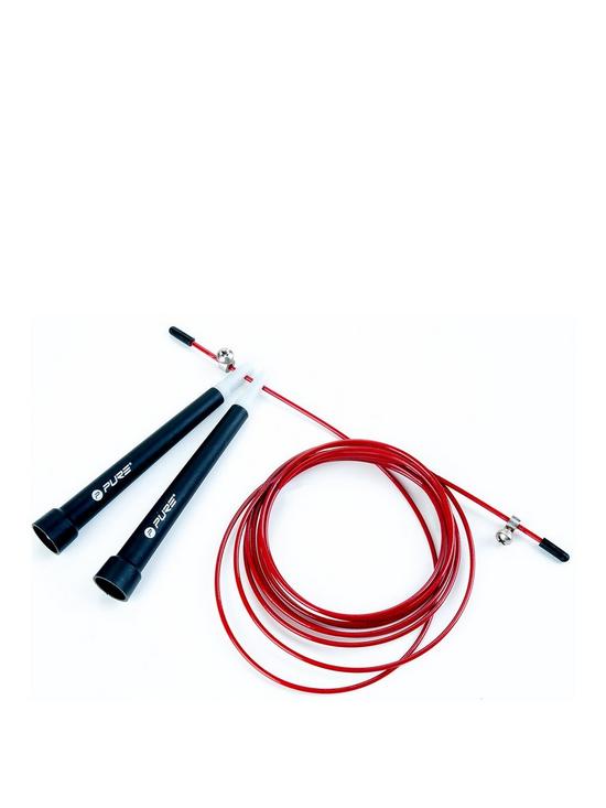 front image of pure2improve-speed-jump-rope