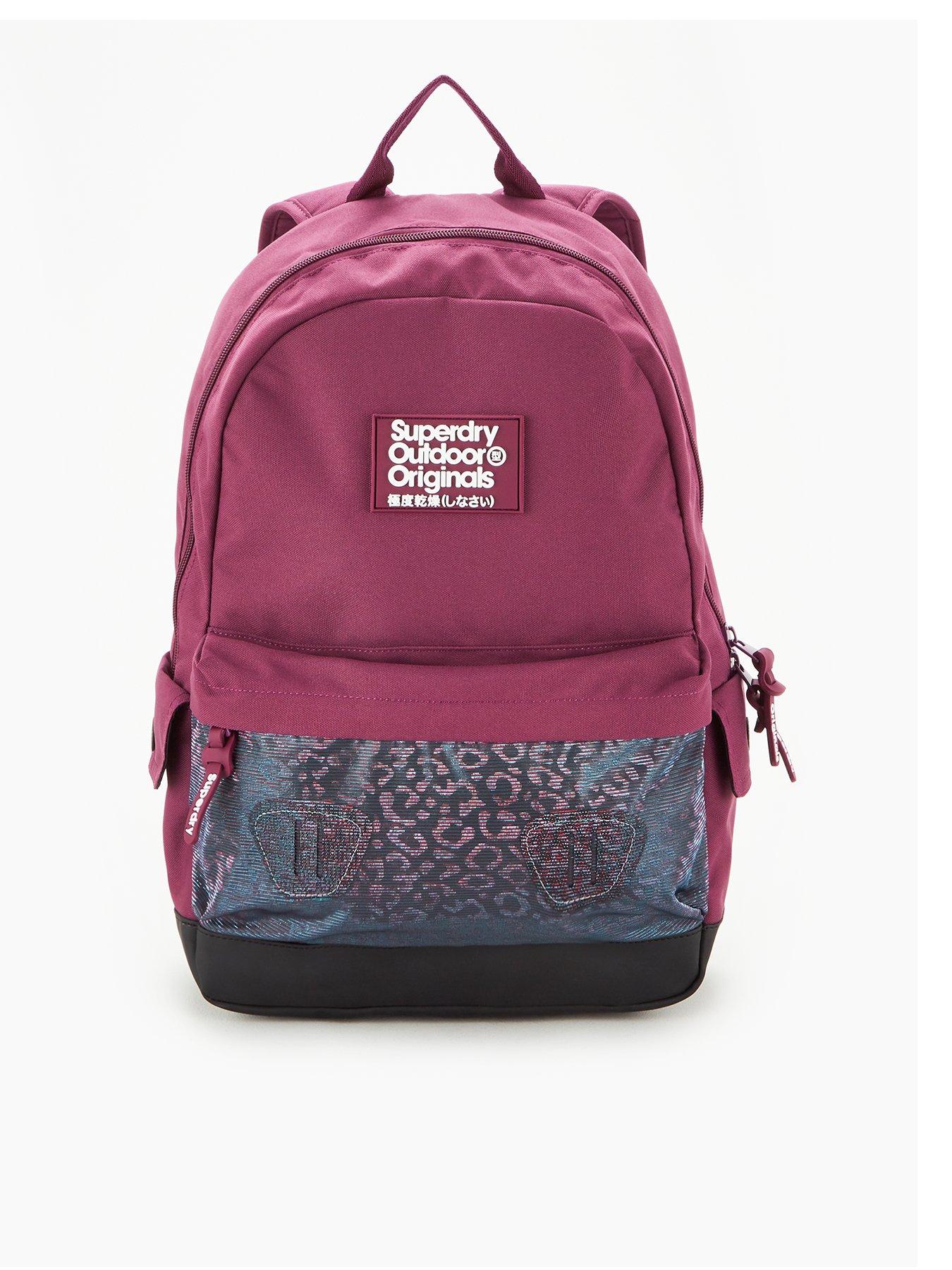 superdry mesh pocket backpack