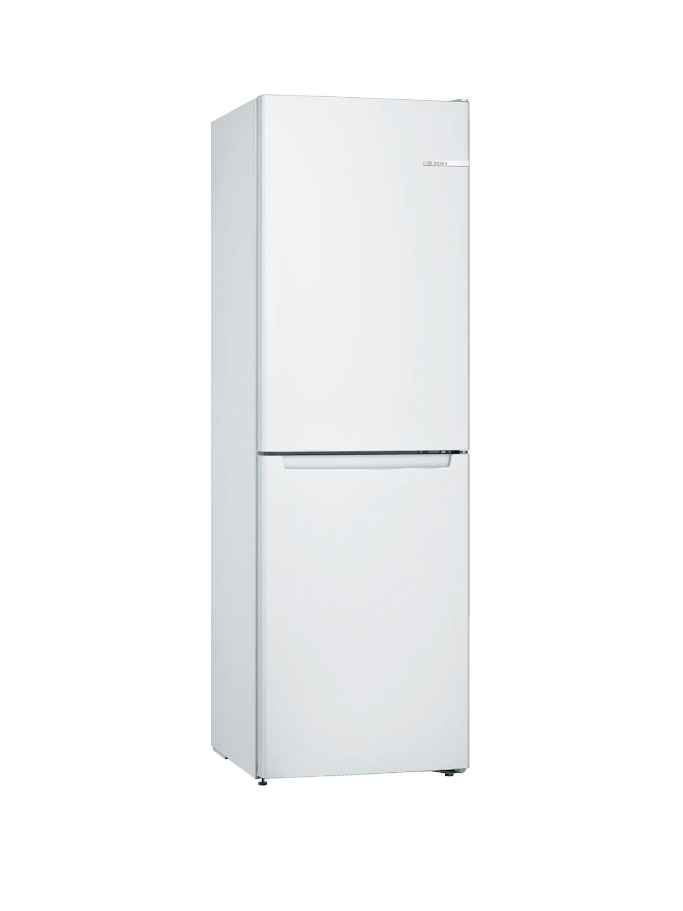 front image of bosch-series-2-kgn34nweag-186cm-5050-frost-free-fridge-freezer-white-e-rated