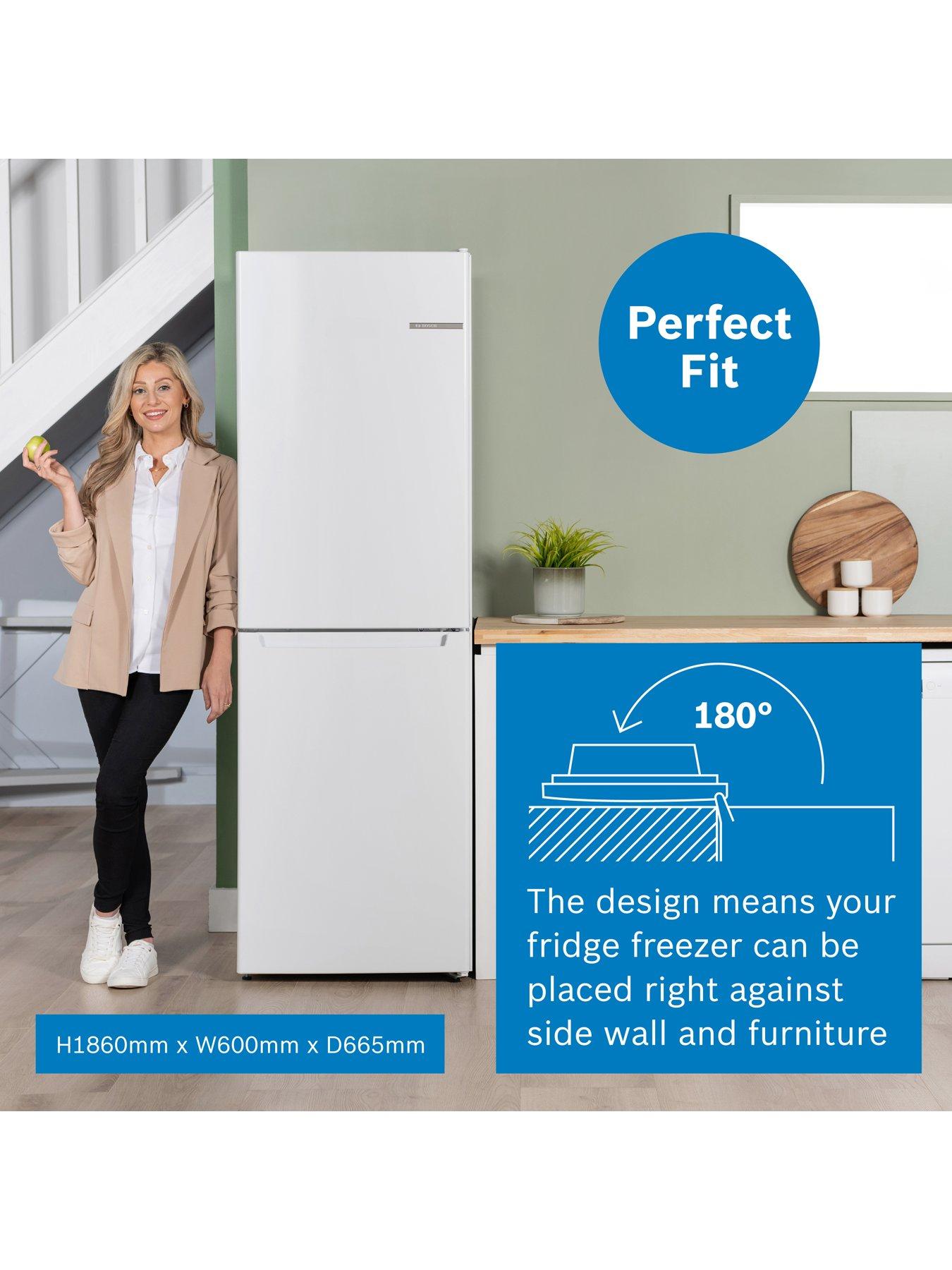  image of bosch-series-2-kgn34nweag-60cm-wide-no-frost-5050-fridge-freezer-white