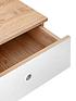  image of siena-2-piecenbsppackage-2-door-4-drawer-wardrobenbsp-3-drawer-bedside-chest--nbspoakwhite