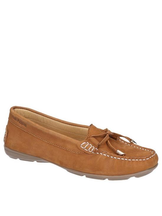 front image of hush-puppies-maggie-leathernbsploafers-tan