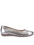  image of hush-puppies-leah-ballerina-pumps-pewter
