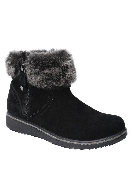 front image of hush-puppies-penny-ankle-boots-black