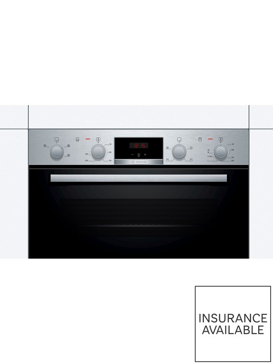stillFront image of bosch-mha133br0b-built-in-double-oven-stainless-steel-and-black