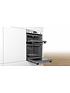  image of bosch-mha133br0b-built-in-double-oven-stainless-steel-and-black
