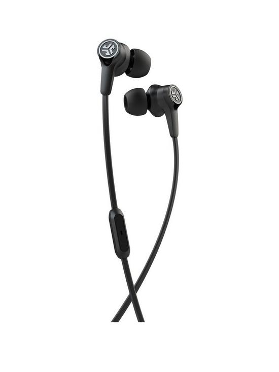 front image of jlab-epic-anc-wireless-earbuds-black