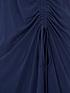  image of michelle-keegan-ruched-side-t-shirt-dress-navy