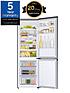  image of samsung-series-5-rb34t602esaeunbspfridge-freezer-with-spacemaxtrade-technology-e-rated-silver