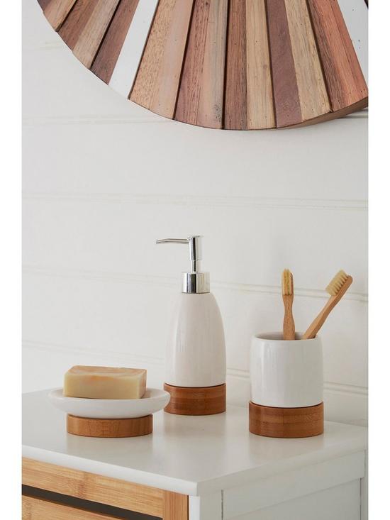 stillFront image of premier-housewares-earth-3-piece-bathroom-accessory-set