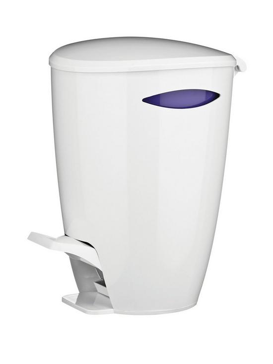 front image of premier-housewares-5ltr-pedal-bathroom-bin