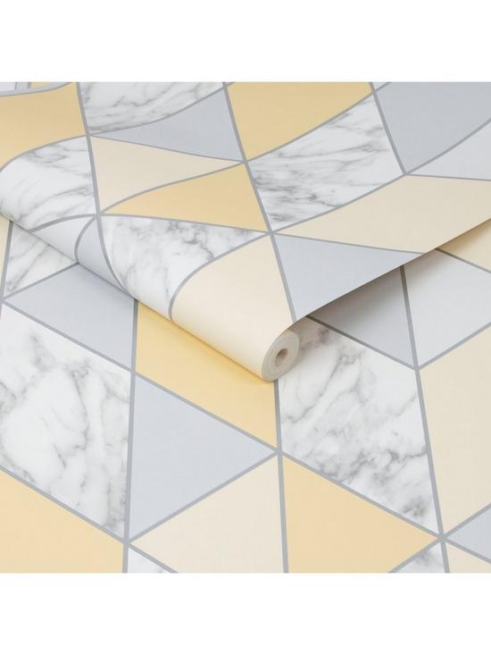 front image of sublime-marble-geo-yellow-wallpapernbsp