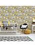  image of superfresco-easy-kidsnbspjungle-animals-jaune-wallpaper