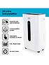  image of black-decker-20l-dehumidifier-4-modes-2-speed-settings-humidity-sensor-24-hour-timer-white-bxeh60004gb