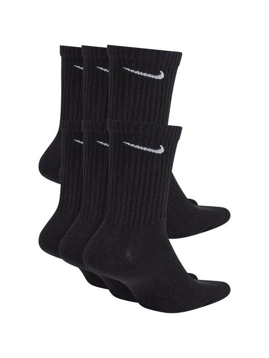 back image of nike-6nbsppacknbspeveryday-cushioned-training-ankle-socks-black