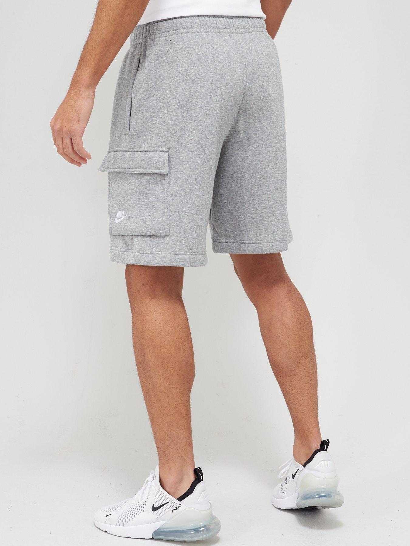 Nike club shorts dark hot sale grey