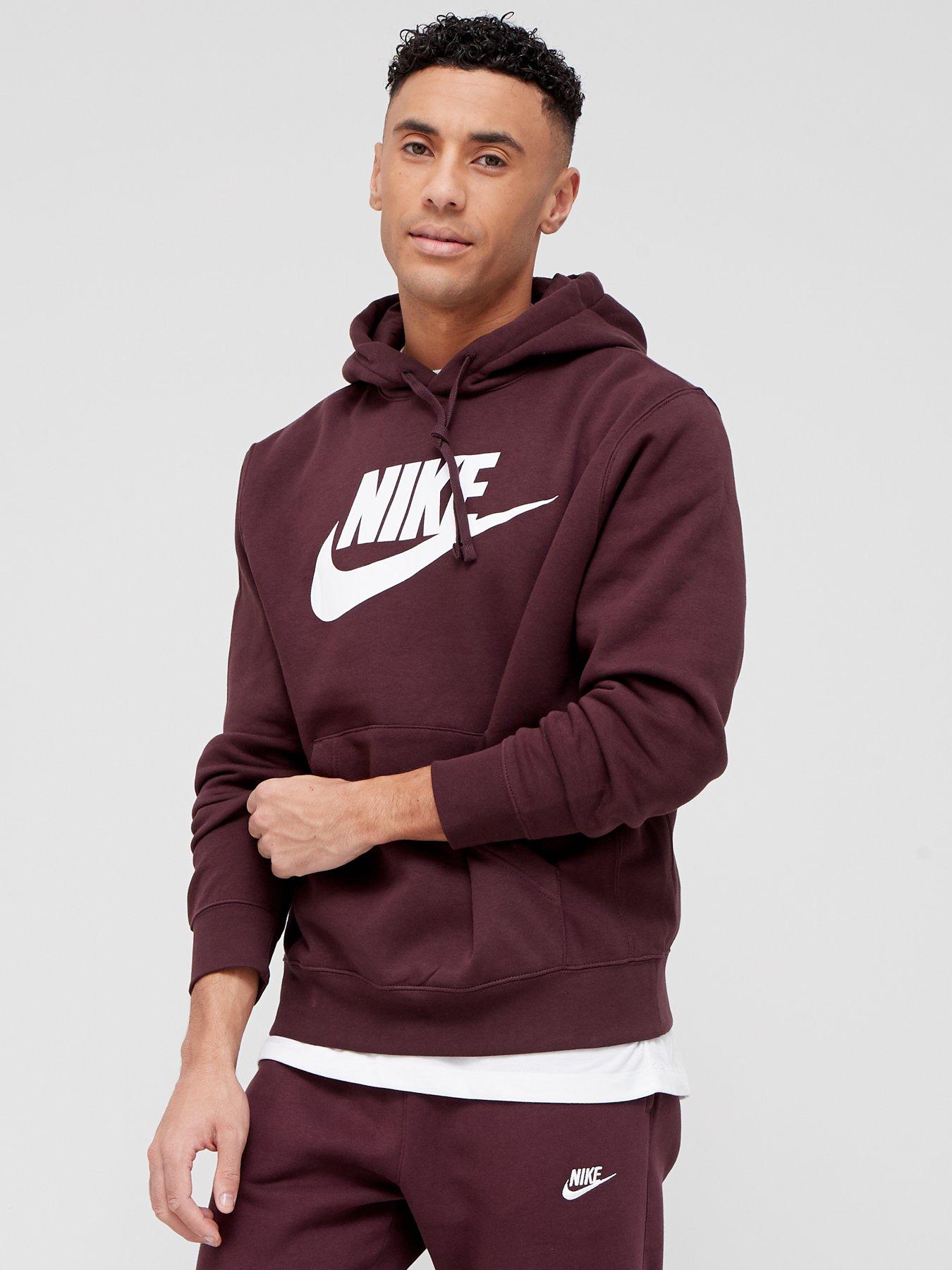 nike club overhead hooded top