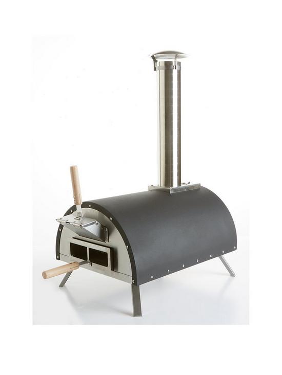 front image of bullet-wood-fired-pizza-oven