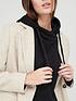  image of v-by-very-ath-leisure-cross-over-neck-hoodie-black