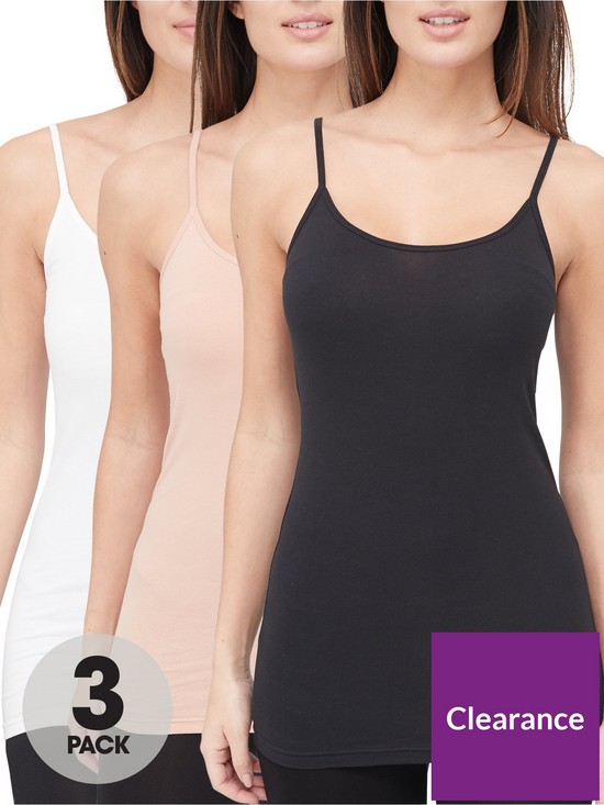 front image of v-by-very-valuenbsp3-pack-longline-cami-blackwhitenude
