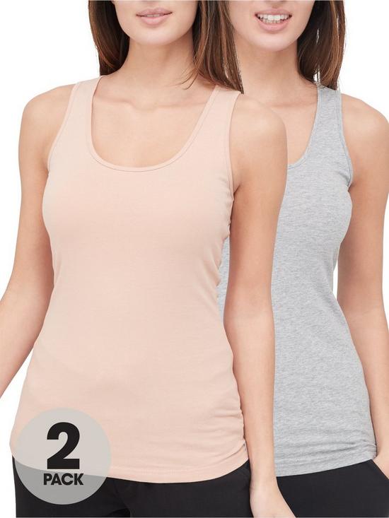 front image of v-by-very-2-pack-scoop-neck-vest-nudegrey