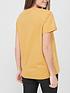  image of v-by-very-valuenbsproll-sleeve-boyfriend-t-shirt-mustard