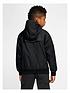  image of nike-boys-hooded-jacket-black