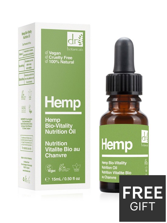 front image of dr-botanicals-apothecary-hemp-bio-vitality-nutrition-oil-15ml