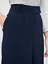  image of v-by-very-twill-wide-leg-trouser-navy