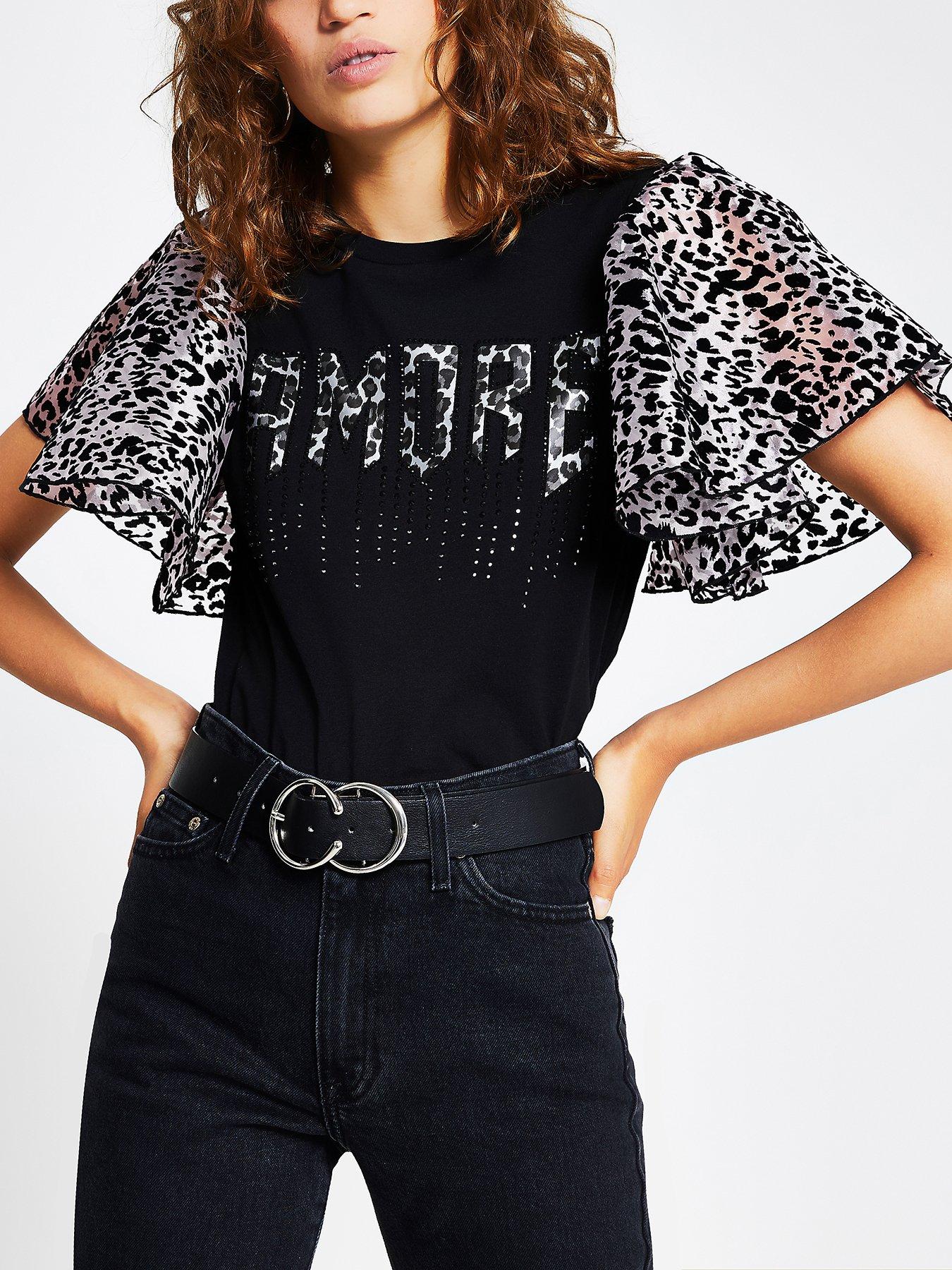 river island amour t shirt